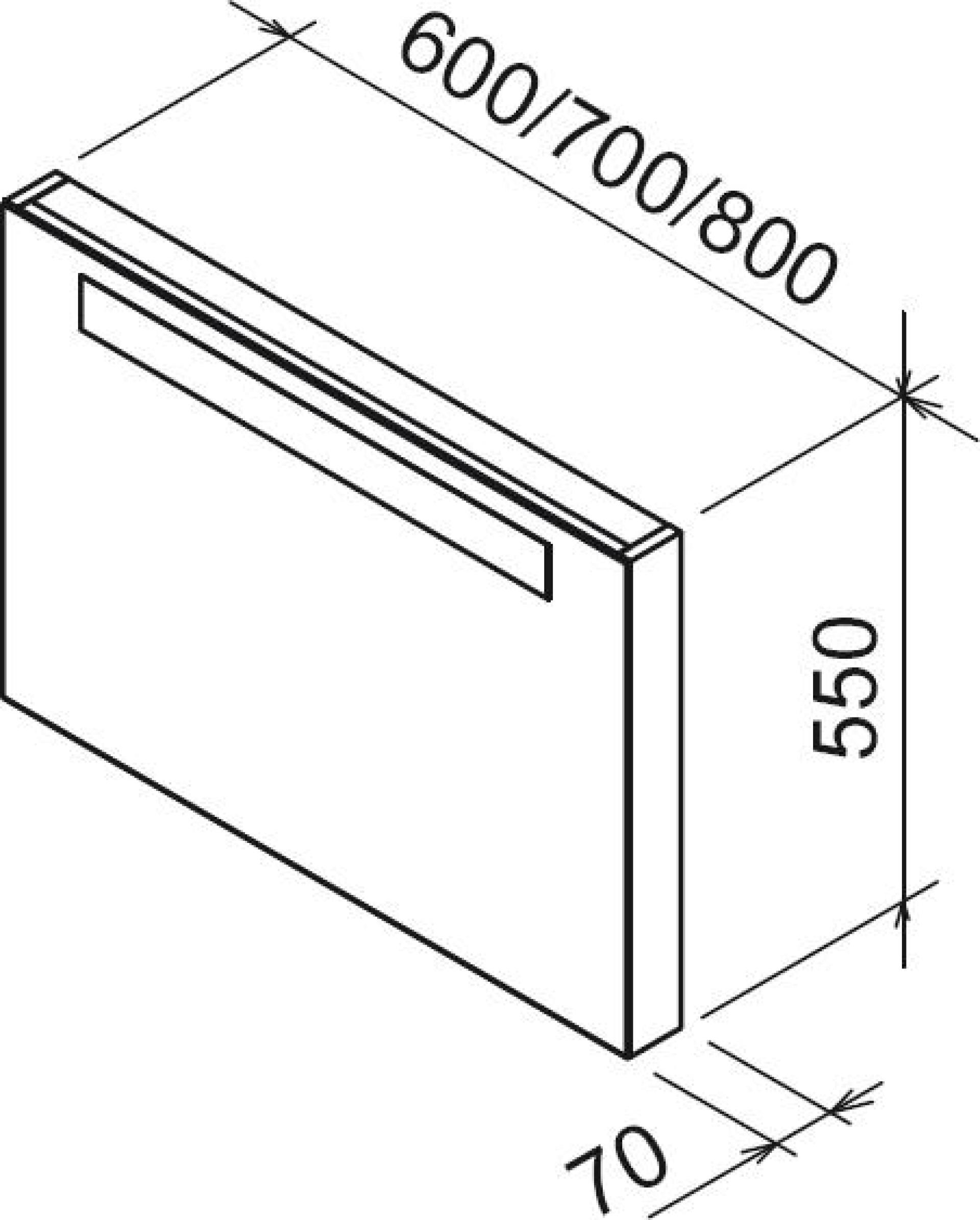 Зеркало Ravak Classic 600 в белой рамке X000000352