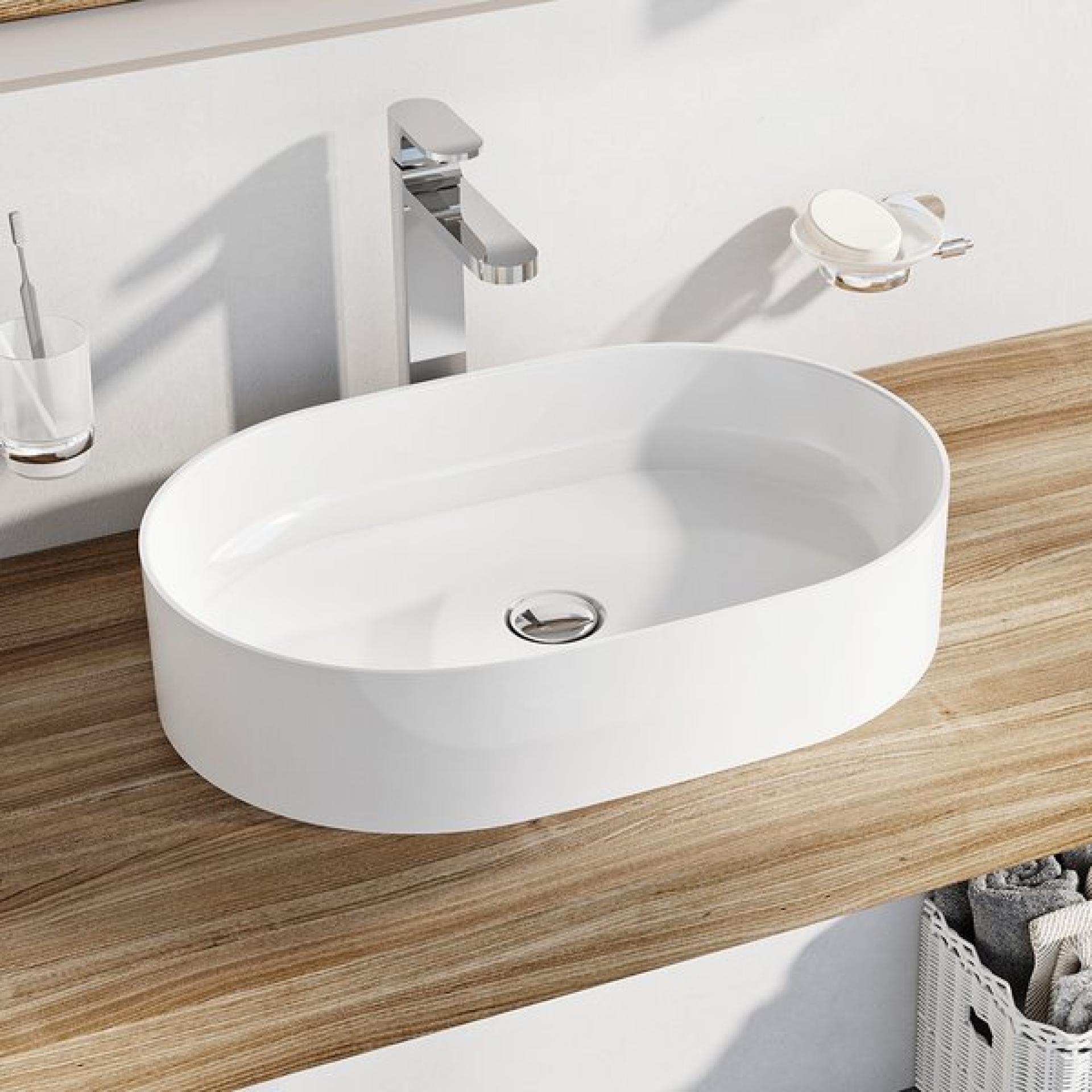 Раковина 55 см Ravak Ceramic Slim O XJX01155001