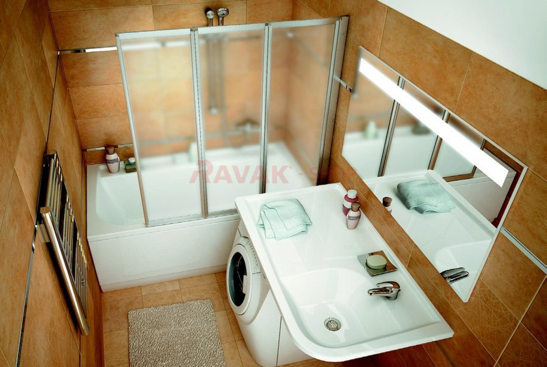 ванна и душевая кабина в одной комнате 5 кв м
