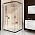 Душевая дверь в нишу 110 см Ravak Blix BLRV2K-110 1XVD0100Z1, белый+транспарент
