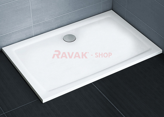 Душевой поддон Ravak Gigant Pro 100x80 Flat белый XA03A411010